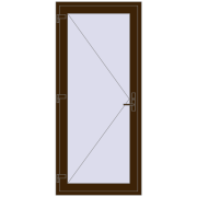 Internal doors 950x2140 mm REHAU BASE 60 (Z74) DARK_OAK two-sided Internal doors 950x2140 mm REHAU BASE 60 (Z74) DARK_OAK two-sided
