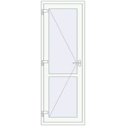 Internal doors 730x2100 mm REHAU BASE 60 (Z74) RAL 9016 Traffic white two-sided Internal doors 730x2100 mm REHAU BASE 60 (Z74) RAL 9016 Traffic white two-sided