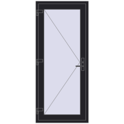 Internal doors 830x1915 mm REHAU BASE 60 (Z74) BLACK_ULTI-MATT two-sided Internal doors 830x1915 mm REHAU BASE 60 (Z74) BLACK_ULTI-MATT two-sided