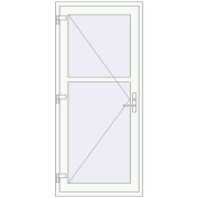 Internal doors 900x2000 mm REHAU BASE 60 (Z74) RAL 9016 Traffic white two-sided Internal doors 900x2000 mm REHAU BASE 60 (Z74) RAL 9016 Traffic white two-sided