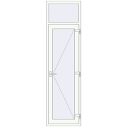 Internal doors 700x2500 mm REHAU BASE 60 TERRACE (Т94)