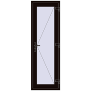 Internal doors 650x1990 mm REHAU BASE 60 TERRACE (Т94) BLACK_BROWN two-sided Internal doors 650x1990 mm REHAU BASE 60 TERRACE (Т94) BLACK_BROWN two-sided