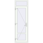 Drzwi wewnętrzne 700x2250 mm REHAU BASE 60 (Z74) RAL 9016 Traffic white dwustronny Drzwi wewnętrzne 700x2250 mm REHAU BASE 60 (Z74) RAL 9016 Traffic white dwustronny