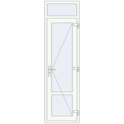 Internal doors 650x2280 mm REHAU BASE 60 (Z74) RAL 9016 Traffic white two-sided Internal doors 650x2280 mm REHAU BASE 60 (Z74) RAL 9016 Traffic white two-sided