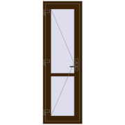 Drzwi wewnętrzne 640x2000 mm REHAU BASE 60 (Z74) DARK_OAK dwustronny Drzwi wewnętrzne 640x2000 mm REHAU BASE 60 (Z74) DARK_OAK dwustronny