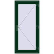 REHAU BASE 60 (Z74) 880x1880 mm MOSS_GREEN two-sided
