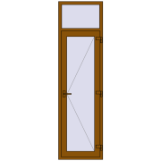 REHAU OPTIMUM 70 (Z74) 700x2500 mm GOLDEN OAK two-sided