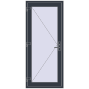 Internal doors 830x1915 mm REHAU BASE 60 (Z74) ANTHRACITE_GREY_STRUKTURAL two-sided Internal doors 830x1915 mm REHAU BASE 60 (Z74) ANTHRACITE_GREY_STRUKTURAL two-sided