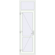 Internal doors 725x2500 mm REHAU BASE 60 (Z74) RAL 9016 Traffic white two-sided Internal doors 725x2500 mm REHAU BASE 60 (Z74) RAL 9016 Traffic white two-sided
