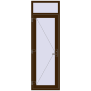 Internal doors 750x2340 mm REHAU BASE 60 (Z74) DARK_OAK two-sided Internal doors 750x2340 mm REHAU BASE 60 (Z74) DARK_OAK two-sided