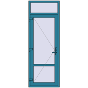 Internal doors 840x2350 mm REHAU BASE 60 (Z74) BRILLIANT_BLUE two-sided Internal doors 840x2350 mm REHAU BASE 60 (Z74) BRILLIANT_BLUE two-sided