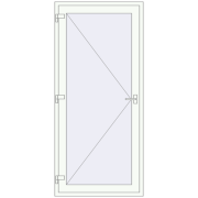 Drzwi wewnętrzne 1030x2150 mm REHAU BASE 60 (Z74) RAL 9016 Traffic white dwustronny Drzwi wewnętrzne 1030x2150 mm REHAU BASE 60 (Z74) RAL 9016 Traffic white dwustronny