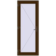 Drzwi wewnętrzne 900x2200 mm REHAU BASE 60 TERRACE (Т94) DARK_OAK dwustronny