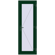 REHAU BASE 60 (Z74) 700x2050 mm MOSS_GREEN two-sided