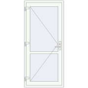 Internal doors 920x2000 mm REHAU BASE 60 TERRACE (Т94) RAL 9016 Traffic white two-sided Internal doors 920x2000 mm REHAU BASE 60 TERRACE (Т94) RAL 9016 Traffic white two-sided