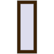 REHAU OPTIMUM EURO-DESIGN 70 300x800 mm DARK_OAK two-sided