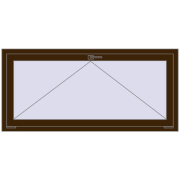 REHAU OPTIMUM EURO-DESIGN 70 1500x700 mm DARK_OAK two-sided