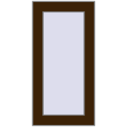 REHAU OPTIMUM EURO-DESIGN 70 300x600 mm DARK_OAK two-sided