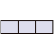 REHAU OPTIMUM EURO-DESIGN 70 3000x750 mm BLACK_BROWN two-sided