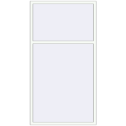 REHAU OPTIMUM EURO-DESIGN 70 1200x2250 mm RAL 9016 Traffic white two-sided