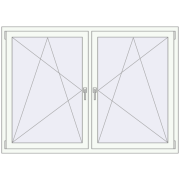 REHAU ENERGY-SAVING SYNEGO MD 1710x1235 mm DARK_OAK zewnętrzny