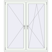 KORSA OPTIMUM REHAU EURO 70 1330x1560 mm