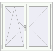 EPSILON OPTIMA 1180x1100 mm RAL 9016 Traffic white two-sided EPSILON OPTIMA 1180x1100 mm RAL 9016 Traffic white two-sided