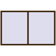 REHAU OPTIMUM EURO-DESIGN 70 1900x1200 mm DARK_OAK two-sided