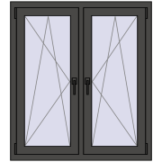 Okna skrzydłowe 1005x1130 mm REHAU ENERGY-SAVING SYNEGO MD BASALT_GREY dwustronny Okna skrzydłowe 1005x1130 mm REHAU ENERGY-SAVING SYNEGO MD BASALT_GREY dwustronny