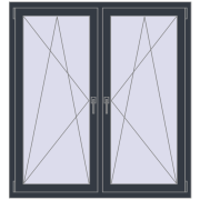 KORSA OPTIMUM REHAU EURO 70 1300x1400 mm