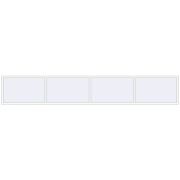 Okna skrzydłowe 5000x800 mm ALU STANDARD 72 RAL 9016 Traffic white dwustronny