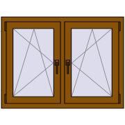 Okna skrzydłowe 1065x800 mm REHAU ENERGY-SAVING SYNEGO MD GOLDEN OAK dwustronny Okna skrzydłowe 1065x800 mm REHAU ENERGY-SAVING SYNEGO MD GOLDEN OAK dwustronny