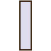 REHAU OPTIMUM EURO-DESIGN 70 500x2000 mm DARK_OAK two-sided