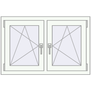 Okna skrzydłowe 1005x665 mm REHAU ENERGY-SAVING SYNEGO MD ANTHRACITE_GREY_STRUKTURAL zewnętrzny