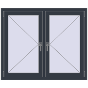 KORSA OPTIMUM REHAU EURO 70 1200x1000 mm