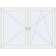 KORSA OPTIMUM REHAU EURO 70 2000x1500 mm