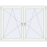 REHAU ENERGY-SAVING SYNEGO MD 1725x1310 mm CHOCOLATE_BROWN zewnętrzny