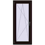 REHAU ENERGY-SAVING SYNEGO MD 600x1400 mm BLACK_BROWN two-sided