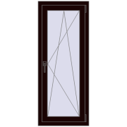REHAU OPTIMUM EURO-DESIGN 70 550x1350 mm CHOCOLATE_BROWN two-sided