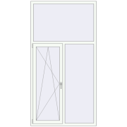 REHAU OPTIMUM EURO-DESIGN 70 1230x2330 mm RAL 9016 Traffic white dwustronny REHAU OPTIMUM EURO-DESIGN 70 1230x2330 mm RAL 9016 Traffic white dwustronny