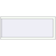 REHAU OPTIMUM EURO-DESIGN 70 1200x500 mm RAL 9016 Traffic white two-sided