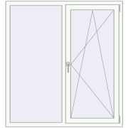 KORSA ENERGY-SAVING REHAU SYNEGO MD 1400x1450 mm