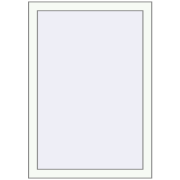 REHAU ENERGY-SAVING SYNEGO MD 650x980 mm RAL 9016 Traffic white two-sided