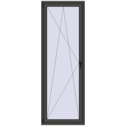 REHAU ENERGY-SAVING SYNEGO MD 800x2300 mm BASALT_GREY two-sided