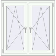 Okna skrzydłowe 1020x1040 mm REHAU ENERGY-SAVING SYNEGO MD RAL 9016 Traffic white dwustronny Okna skrzydłowe 1020x1040 mm REHAU ENERGY-SAVING SYNEGO MD RAL 9016 Traffic white dwustronny