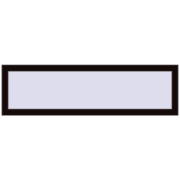 REHAU OPTIMUM EURO-DESIGN 70 1400x400 mm BLACK_BROWN two-sided