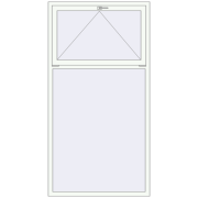 REHAU OPTIMUM EURO-DESIGN 70 1150x2200 mm RAL 9016 Traffic white dwustronny