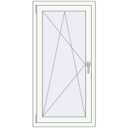 KORSA OPTIMUM REHAU EURO 70 710x1250 mm