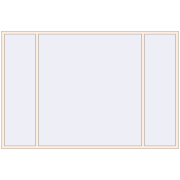 REHAU OPTIMUM EURO-DESIGN 70 3000x2000 mm CREAME_WHITE_50L-2 two-sided