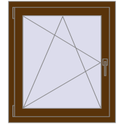 CLASICTHERM 70 750x900 mm WALNUT dwustronny